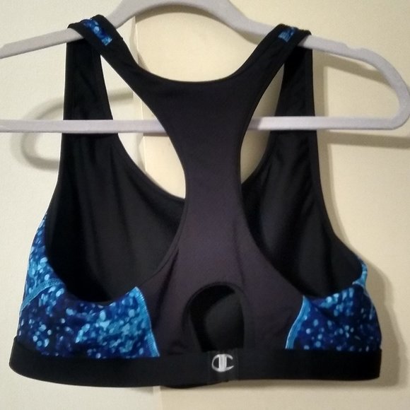 Champion Women's Double Dry Absolute Racerback Sports Bra w/ Compression Fabric - Picture 2 of 3